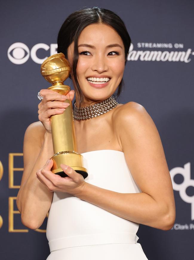 Anna Sawai won for her performance in Shōgun. Picture: Amy Sussman/Getty Images