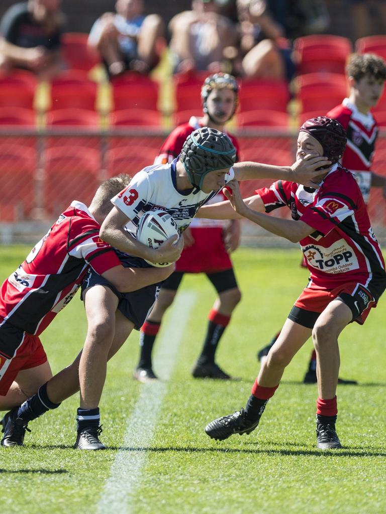 William Paynter for Brothers against Valleys in under-13 boys Toowoomba Junior Rugby League grand final at Clive Berghofer Stadium, Saturday, September 11, 2021. Picture: Kevin Farmer