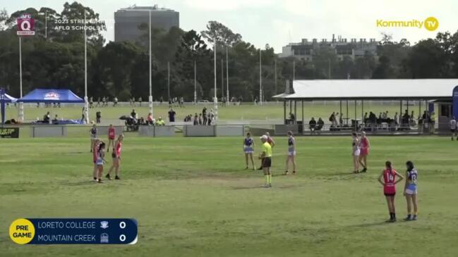 Replay: AFL Queensland Schools Cup SEQ quarter finals - Loreto College v Mountain Creek SHS (Junior Female)