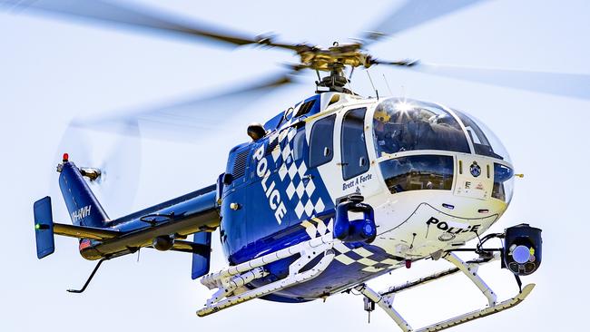 NSW Police state a Polair chopper was called in to track Bradley. Picture: Richard Walker