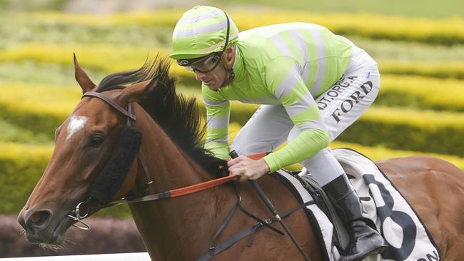 Jay Ford can give the TAB Jockey Challenge a shake at Newcastle. Picture: Getty Images