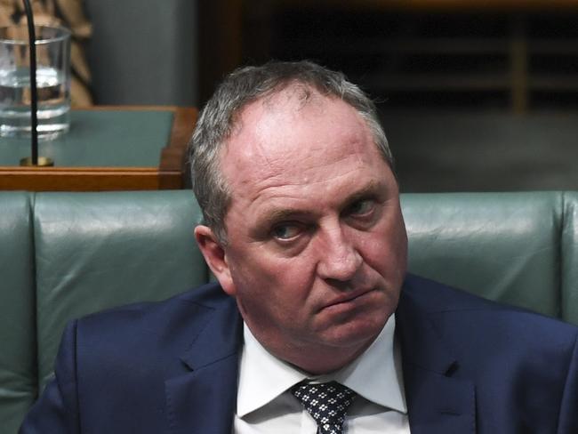 Deputy PM  Barnaby Joyce in Question Time today.