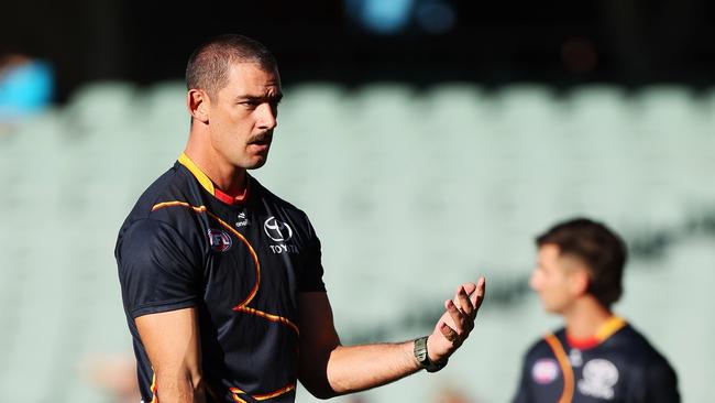 Tex Walker is back for the Crows. (Photo by James Elsby/AFL Photos via Getty Images)