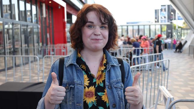 Paul McCartney fans at the Got Back Tour at the Adelaide Entertainment Centre, October 18. Picture: Kelly Barnes