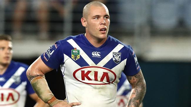 David Klemmer could be on the way out of the Bulldogs. Picture: Getty Images