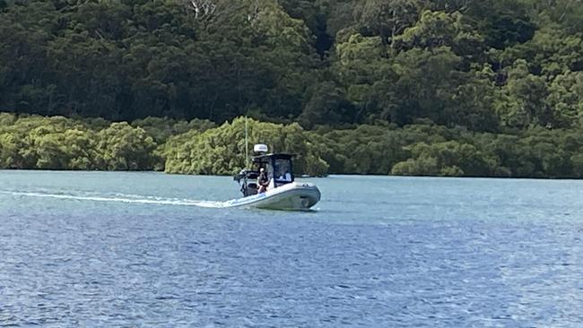 Queensland Parks and Wildlife Service continue searching for a Crocodile spotted at North Stradbroke Island.