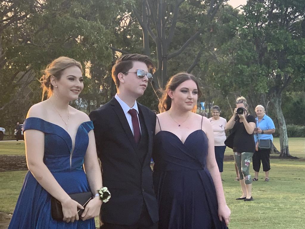 The students arrive at the St James Lutheran College formal.