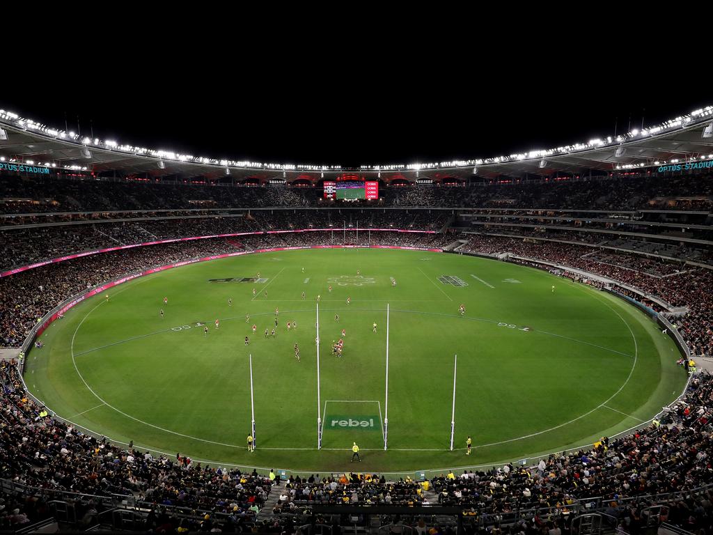 Optus Stadium was full for Dreamtime in 2021. Picture: Getty Images