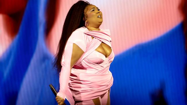 Lizzo helped open the MTV VMAs at Prudential Centre. Picture: Getty Images