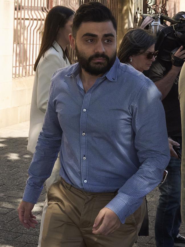 Alleged cocaine trafficker Rabi Abareh – Mr Iliev’s co-accused – was present in court for support. Picture: Matt Loxton