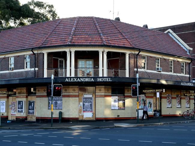 The Alexandria Hotel in Redfern today. Picture: Gregg Porteous