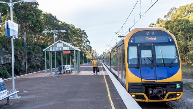 Existing trains will be able to travel faster with fewer stops with a new 10km track between Tuggerah and Wyong. Picture: Monique Harmer