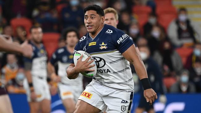 Jason Taumalolo has been shifted to the edge for the Cowboys. Picture: NRL Images