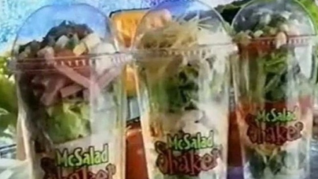 The shaker salads were a jazzy introduction to its ever-expanding menu back in the 2000s. Picture: Bored Panda