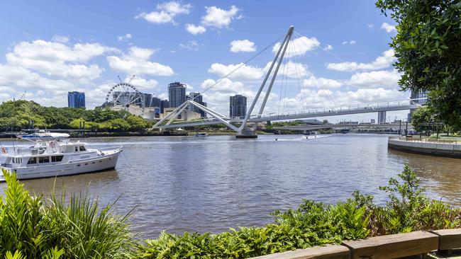 Brisbane River at Queen's Wharf, Brisbane, Monday, November 25, 2024 - Picture: Richard Walker