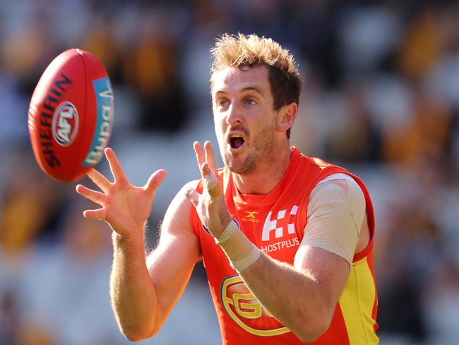 AFL Round 12. Hawthorn vs. Gold Coast Suns at the MCG. Gold Coast Suns' Michael Barlow . Pic: Michael Klein