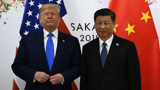 During the election campaign, Trump will likely argue that only he is capable of confronting the aggressive Chinese Communist Party. Picture: AFP