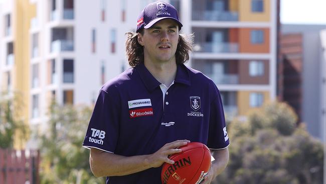 Jordan Clark is set for more opportunity at the Dockers. Picture: Justin Benson-Cooper/The West Australian