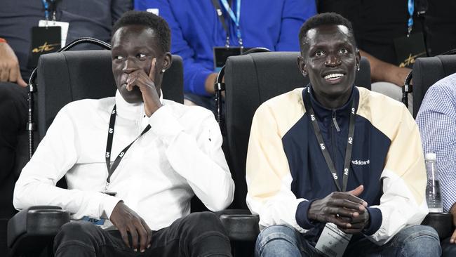 Joseph Deng and Peter Bol take in Rafael Nadal’s clash with Matthew Ebden.