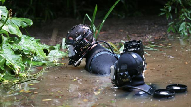 A civilian hydrologist is advising detectives and divers. Picture: NCA NewsWire / Peter Lorimer.