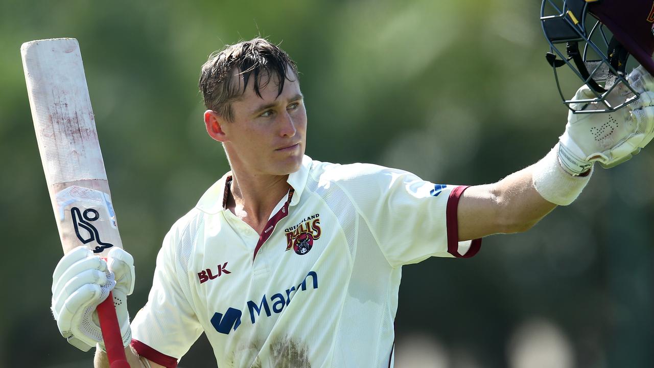 Marnus Labuschagne is the key for the Queensland Bulls against the Blues’ all-Australian attack in the Sheffield Shield final. Photo: Getty Images