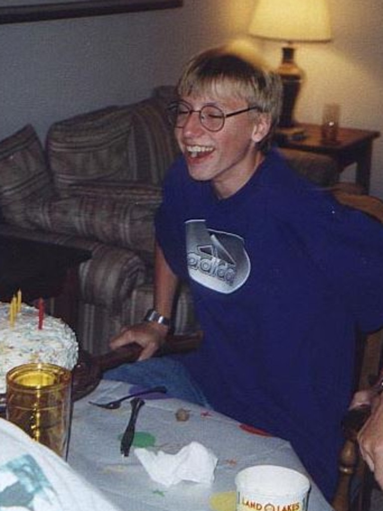 He is pictured here on the day he turned 15, which was his last birthday he’d ever get to celebrate. Picture: Supplied / Tom Mauser