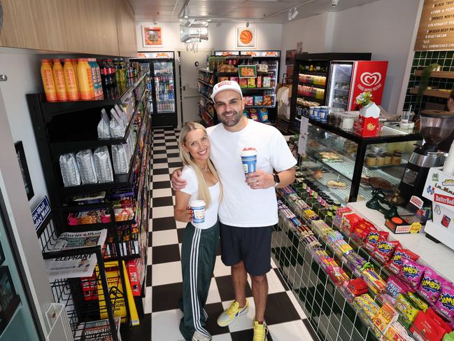 Butter Bodega recently opened in Labrador. Owners Ivan and Monique Sayad in the store. Picture Glenn Hampson