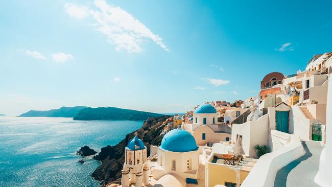 Santorini in Greece is being passed over for cheaper Asian destinations.