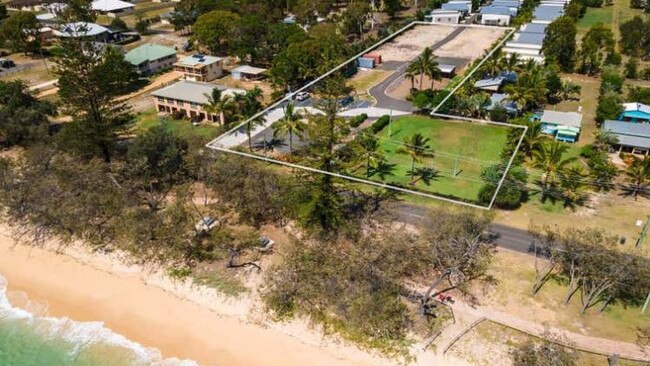 Ocean front property at Woodgate.