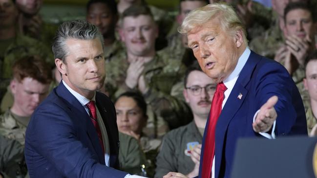 Pete Hegseth acted without the knowledge of President Trump and high-ranking military officials, according to sources. Picture: AP Photo/Alex Brandon