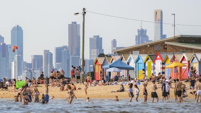 A sea breeze from Brighton beach helps keep the suburb’s air clean. Picture: Jason Edwards