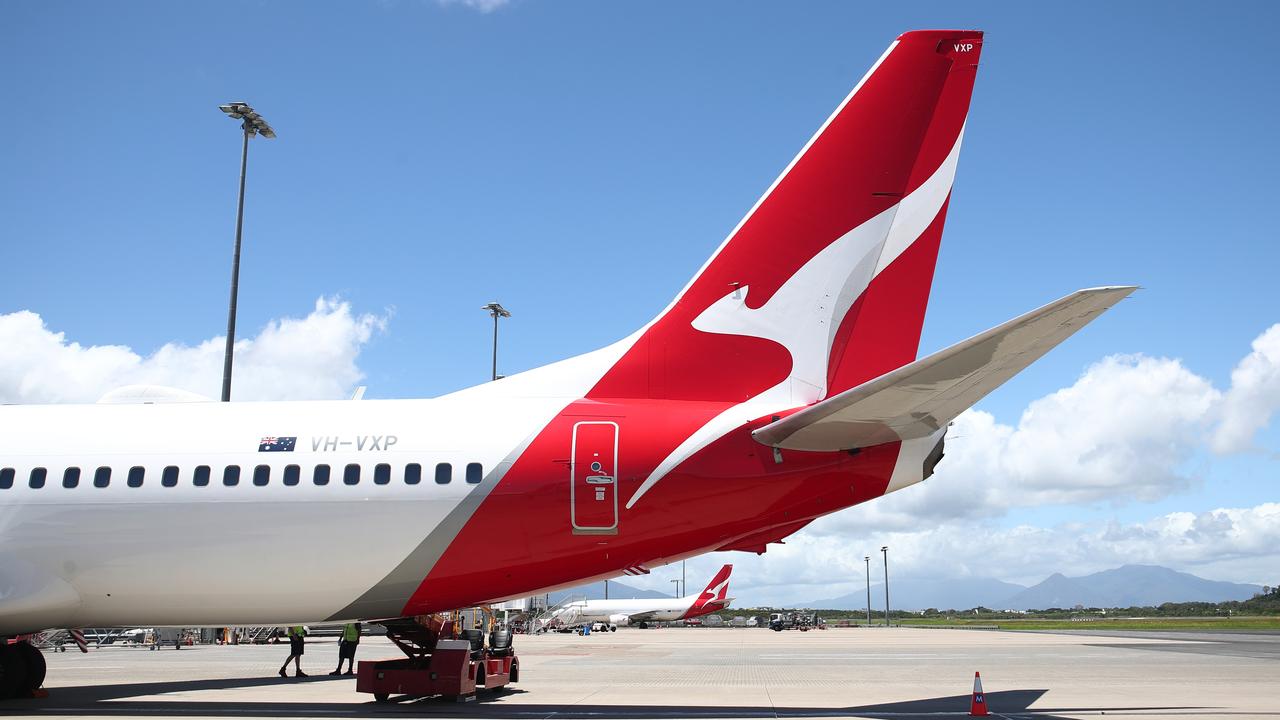 The ATSB is investigating why two Qantas 737s came into “close proximity” on the main runway. Picture: AFP.