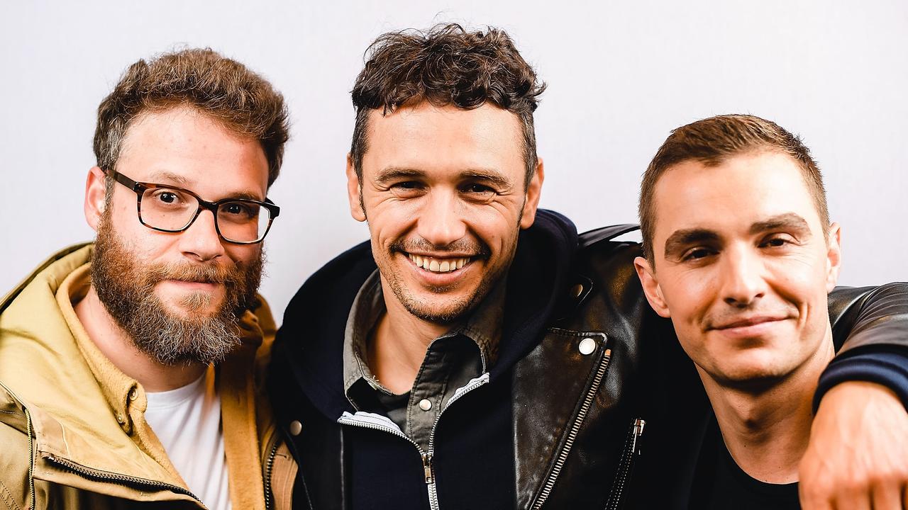 Seth Rogen, James Franco and Dave Franco in 2017. Picture: Matt Winkelmeyer/Getty Images for SXSW