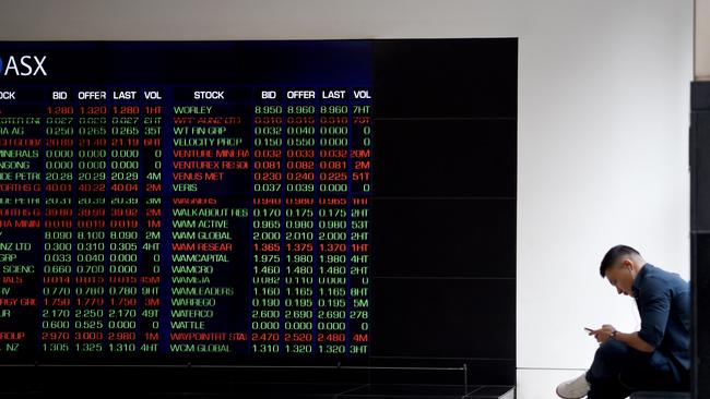 Australian shares have ended the local session in positive territory. Picture: NCA NewsWire/Bianca De Marchi