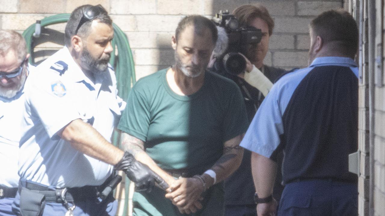 Anthony Peter Sampieri arrives at Maroubra Police Station before being charged yesterday. Picture: Hollie Adams/The Australian