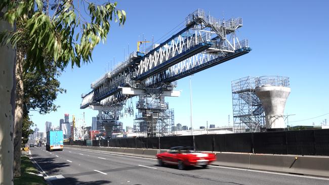 CIMIC is building Melbourne’s troubled $6.7bn West Gate Tunnel. Picture: Alex Coppel.