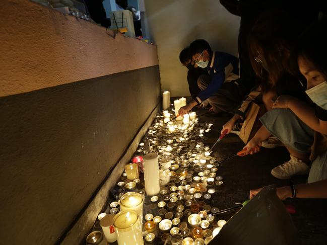 Candlelit vigils have broken out in a fresh wave of violence. Picture: AP