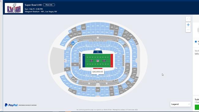 Super Bowl tickets have soared to astronomical prices.
