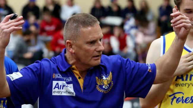 Champion Forestville Men’s coach Andrew Simons, father of Australia young gun Sam Simons, has re-signed with the club. Picture: Supplied