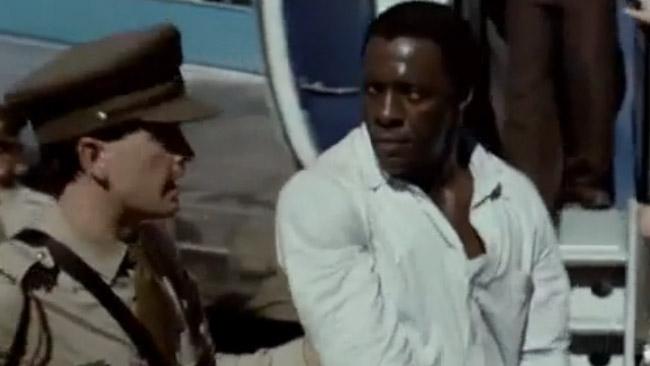 British actor Idris Elba as Nelson Mandela in