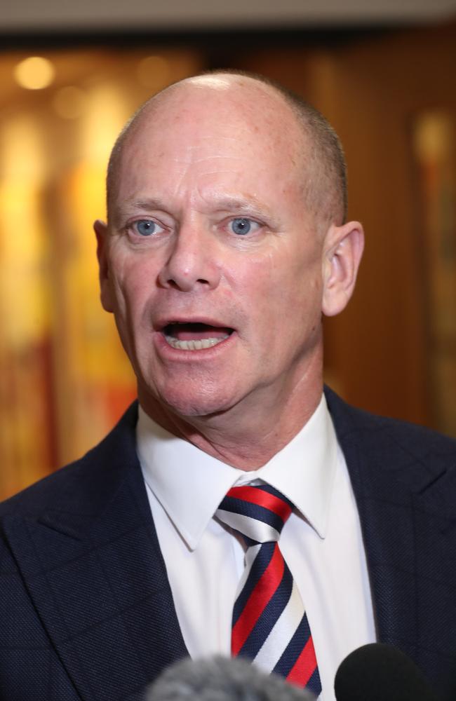 Campbell Newman has responded to Jason Costigan’s claims, hinting at the dumped MP’s bizarre behaviour but saying he is “mindful of (Mr Costigan’s) privacy and unable to comment. Pic Annette Dew