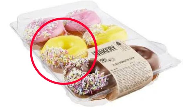 What is the real flavour of Coles' iced donuts? Image: Coles