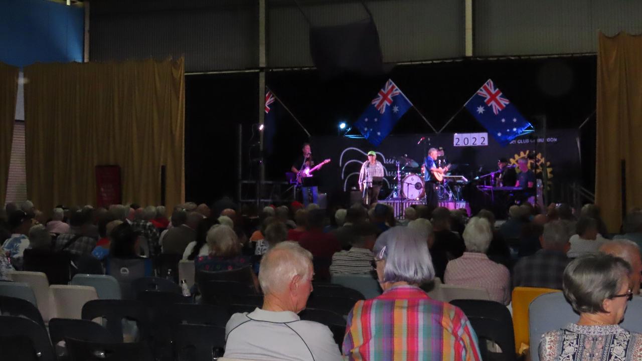 The audience enjoying the music at Murgon Music Muster.