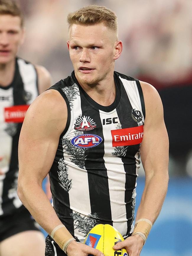 Adam Treloar was sent to the Western Bulldogs.