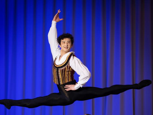 MELBOURNE, AUGUST 30, 2022: Principal dancers with the Australian Ballet Chengwu Guo and Benedicte Bemet. Picture: Mark Stewart