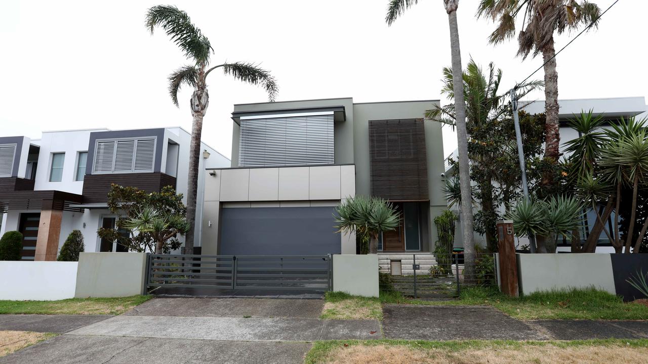 Melissa Caddick's home in Dover Heights. Picture: Damian Shaw