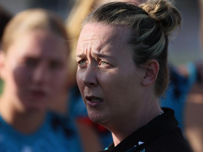 Lauren Arnell will coach her most important game yet on Sunday. Picture: Getty Images