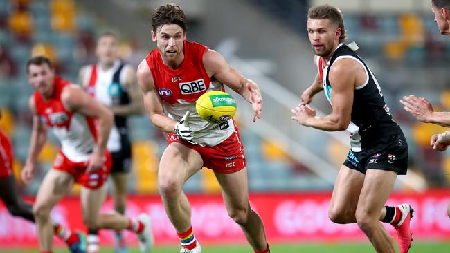 Dane Rampe was willing to play this weekend with his broken hand Picture: Getty Images