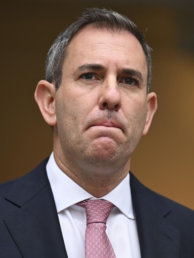 Federal Treasurer Jim Chalmers. Picture: Martin Ollman