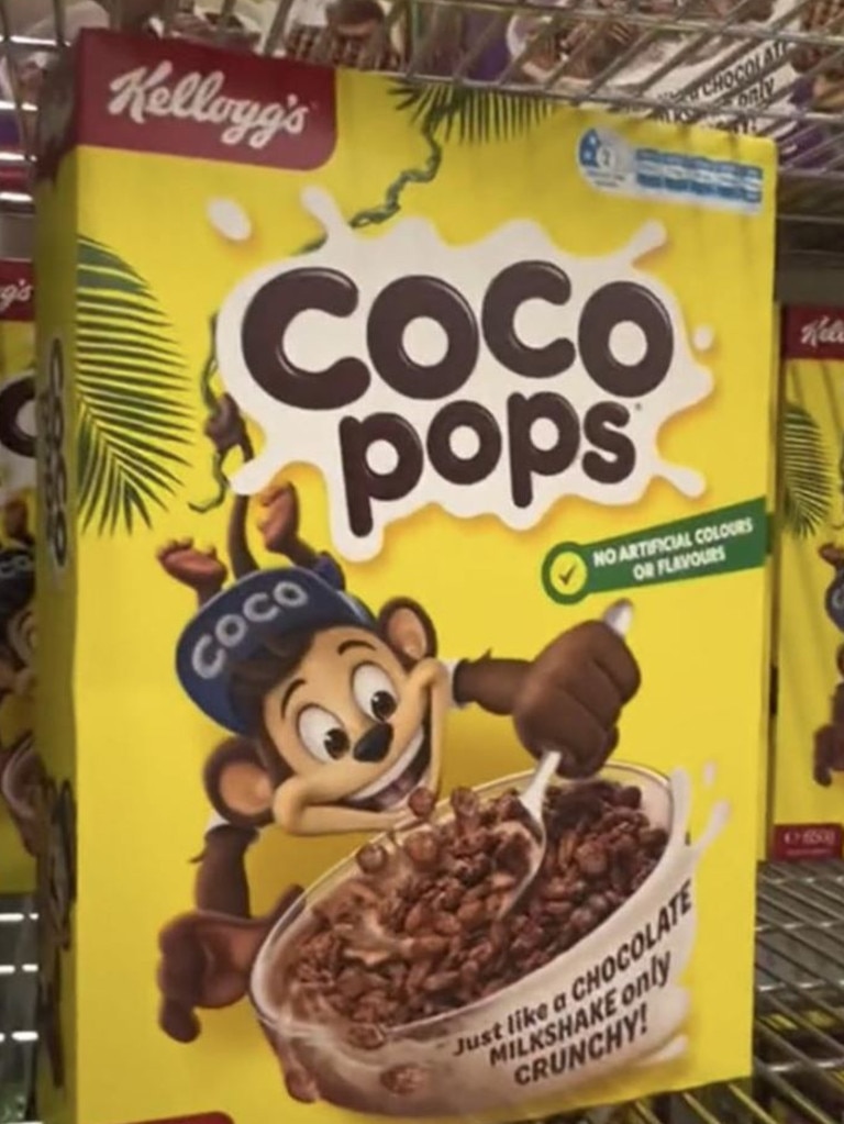 Cereal in Australia has also risen in price recently due to soaring production costs. Picture: TikTok